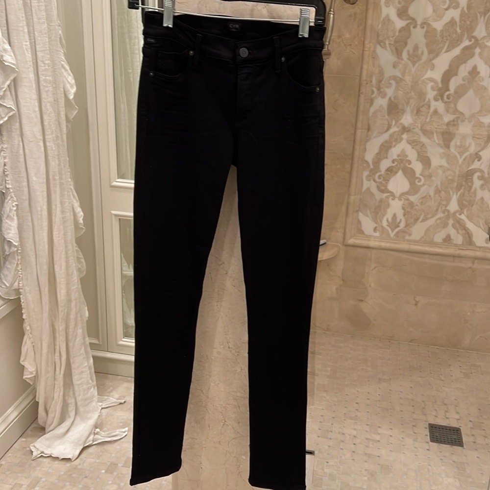 Citizens of Humanity ultra skinny black jeans
